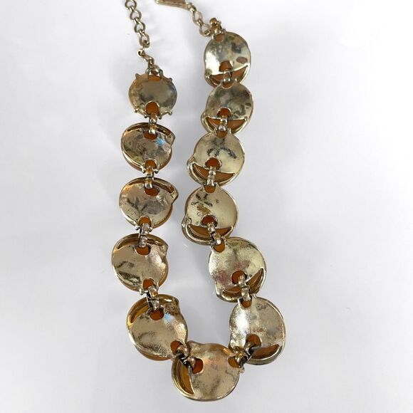 Vintage Butterscotch Moonglow Collar Necklace - Picture 5 of 5